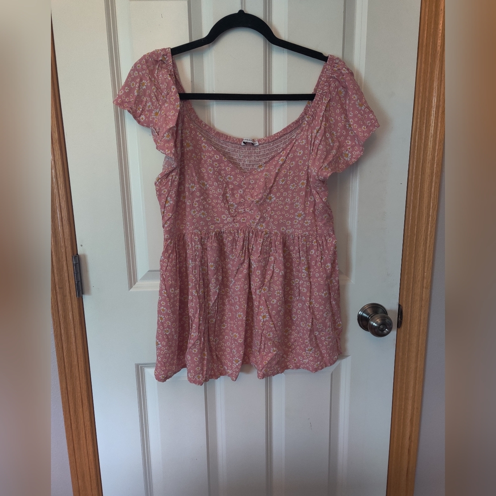 Floral Pink Women's Top